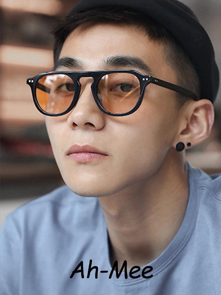 AliExpress NONE Fashion Cycling Oval Sunglasses For Men Women Vintage Brand Designer Punk Sun Glasses Men's Unisex Eyewear Steampunk Rivet