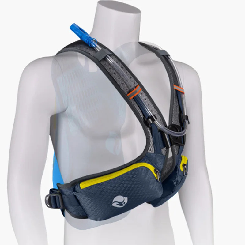 Wandern Trink Laufen Rucksack Männer 5L Camping Mit Wasser Flasche MTB Radfahren Rucksäcke männer Atmungsaktive Marathon Tasche Ausrüstung – Detail 9