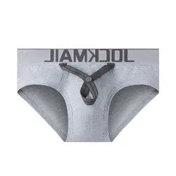 JOCKMAIL Cotton Briefs Sexy men underwear U convex Pouch adjustable Ring cockstraps men trunk Shorts Gay Underwear Jockstrap