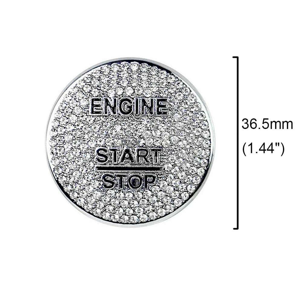 New Bling Engine Start Stop Button Cover Ignition Button Cap for Mercedes Benz C CLA CLS E GLA GLC GLE GLK GLS Class Accessories