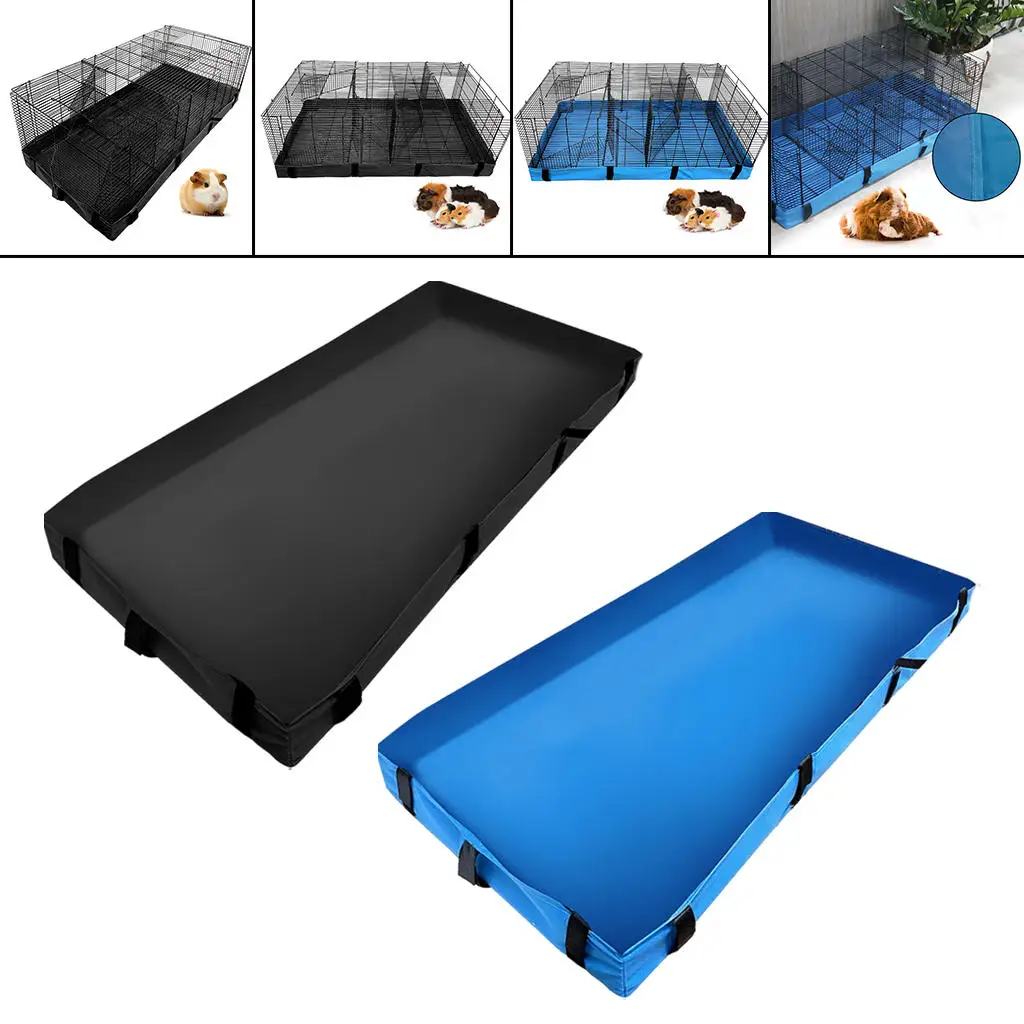 Leakproof Detachable Washable Guinea Pig Cage Bottom Cover Habitat Liner Pad Accessories for Dwarf Bunnies Squirrel