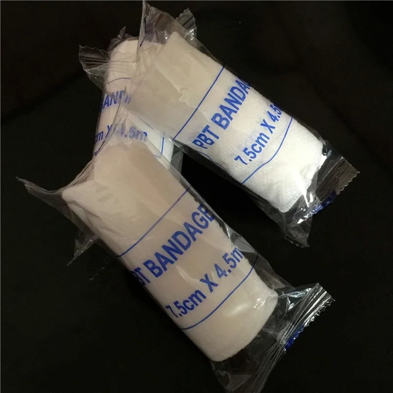 Multi-size Emergency PBT Bandage for Elastic Wound Bandaging of Fractures