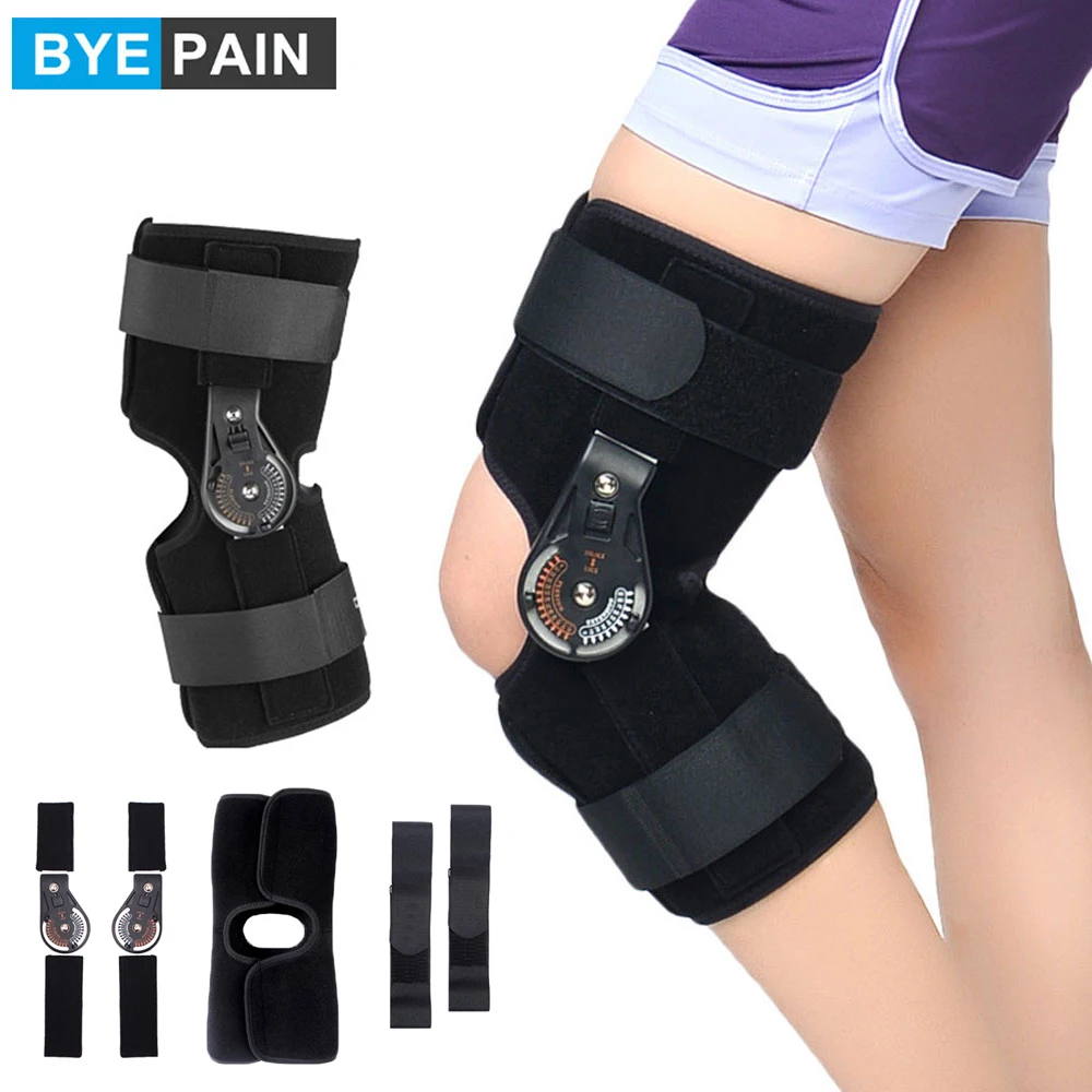 

1Pcs BYEPAIN Knee Support, Adjustable Angle Brace Wrap for Leg Injury Sprained knee ligament and Sports