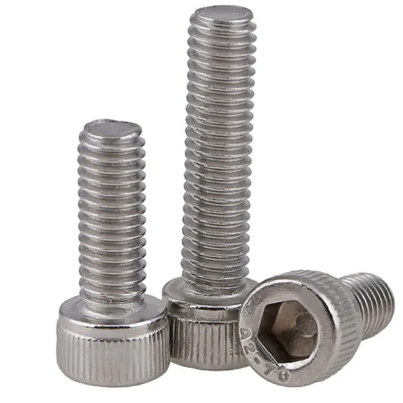 M4M5M6M8M10 Rvs 304 Linkshandige Draad Hex Socket Cap Hoofd Schroef Hardware Fasteners760