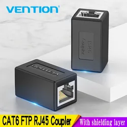 Przewód przedłużający Cat6 złącze FTP Cat7/6a Adapter sieci Ethernet 8P 8C przedłużacz sieci kabel przedłużający do kabel Ethernet RJ45 złącze 5 sztuk