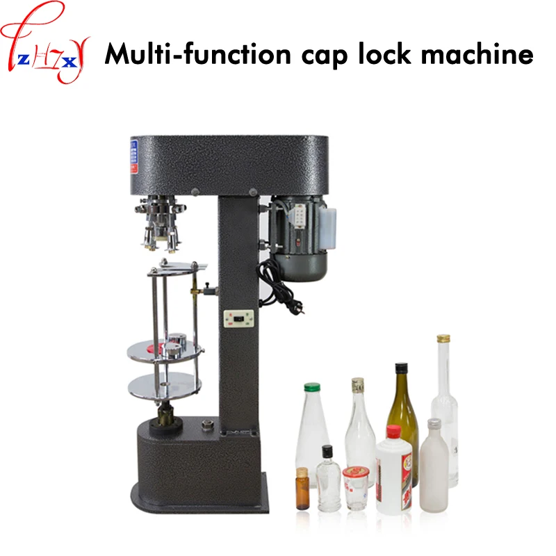 

SK-40 Electric Bottle Cap Capping Sealing Machine Single Head Capper Metal Aluminum Cover Locking Sealing Machine 220V 1PC