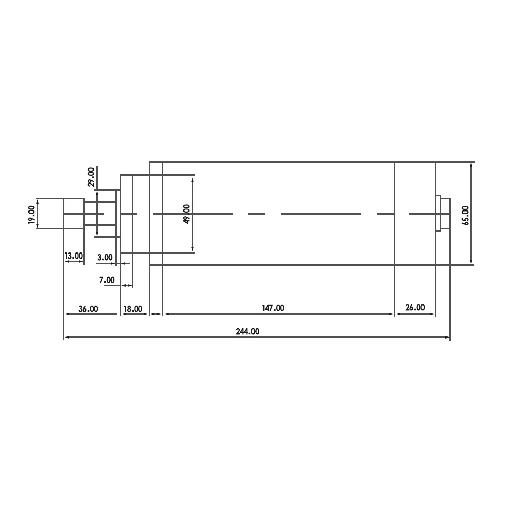 0.8kw Air cooled Spindle Motor 110V/220V Spindle 24000rpm 800W 65mm ER11 Air cooling CNC Spindle for CNC Router Machine