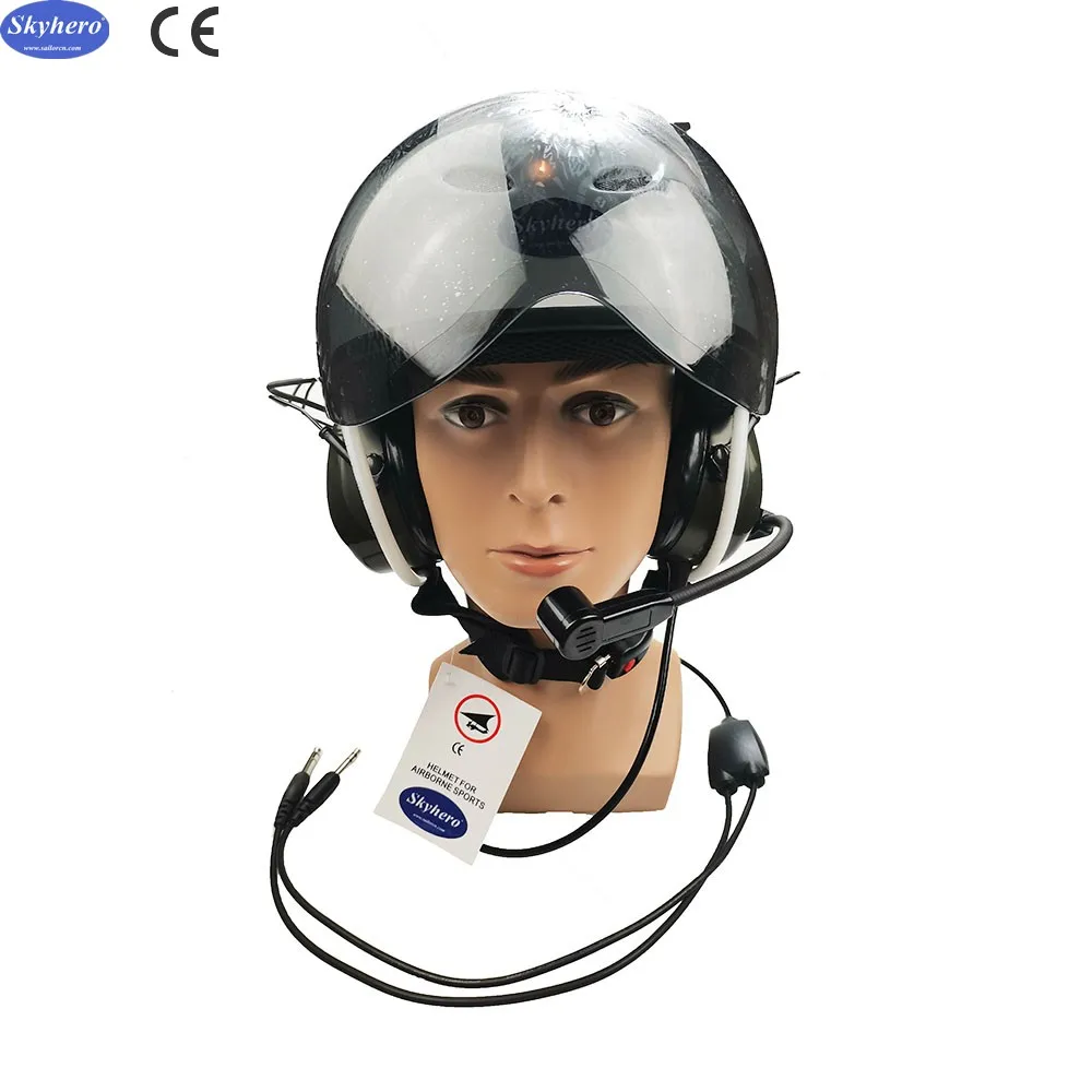 Paramotor Helmet with Noise Cancelling, Powered Paragliding Training, PPG Helmet for Sale