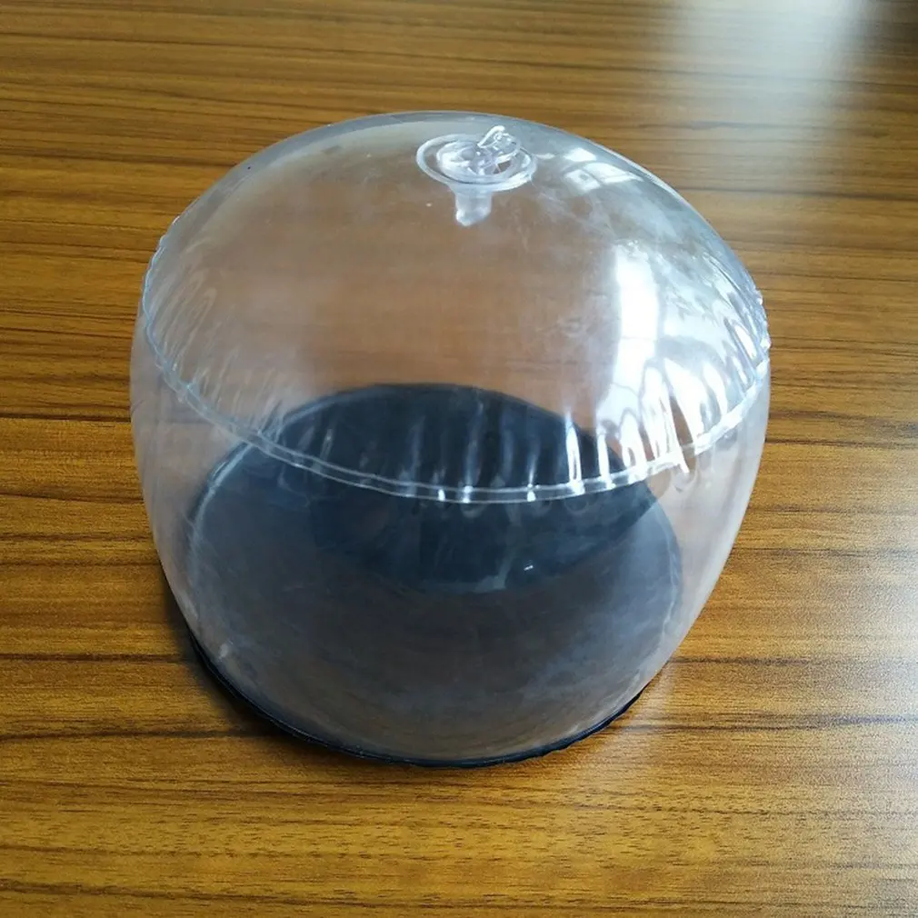 Hot Newest 17x15cm Display Cap Holder Air Inflatable PVC Transparent Hat Holder Support Cap Holder Support Prop Up Open Up