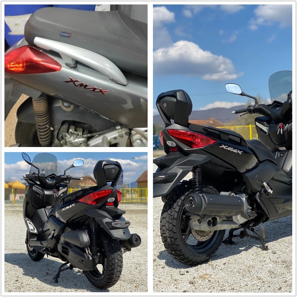 Carbone Adhésif Autocollant 3D Compatibles Avec Yamaha XMAX 2010-2013  Protège-Coin Carbone Xmax 125 Yamaha Accessoire