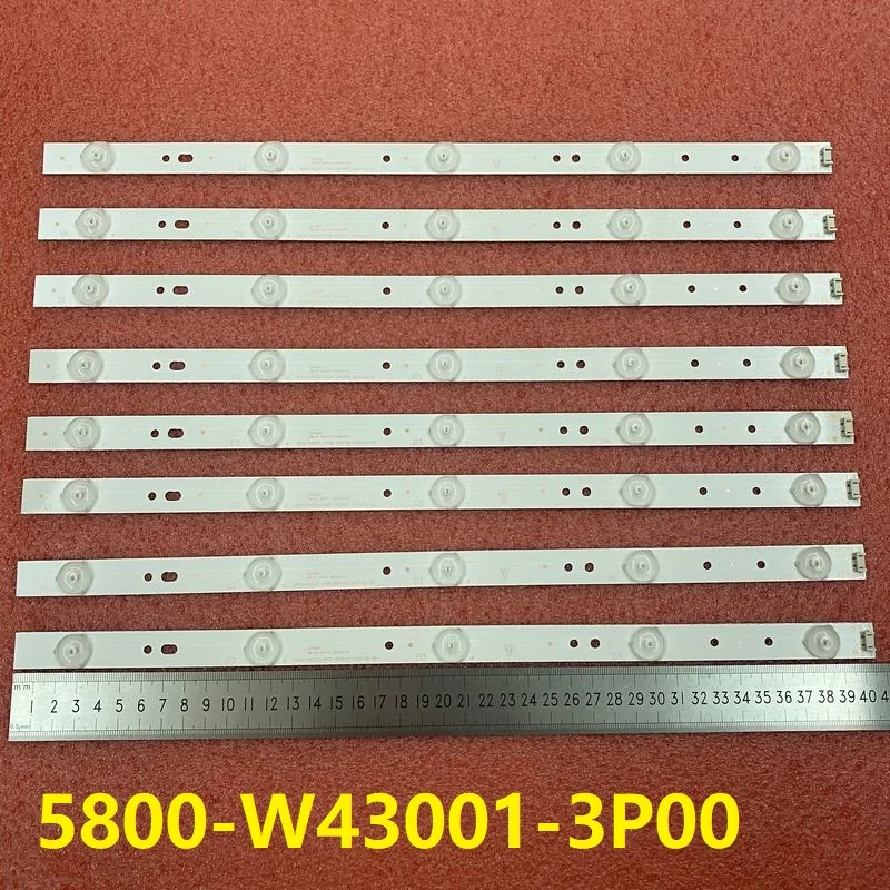 LED strip For Philco Ph43e60dsgw Ph43e60 Telefunken TV 43“TLF3000 TF-LED43S27T2 Polaroid TQL43F4PR001 43E3000 5800-W43001-3P00