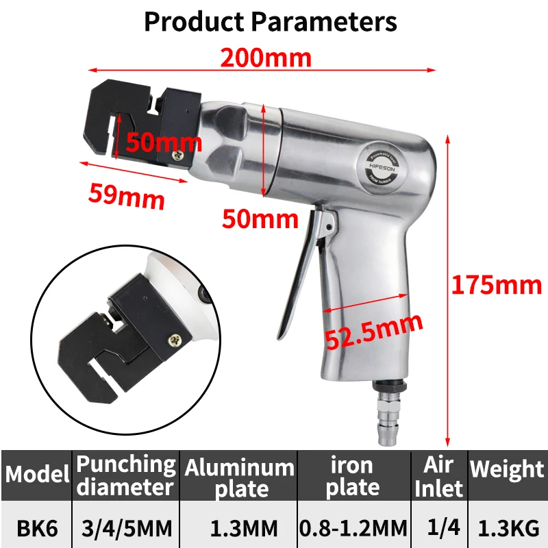 Metal Advertisement Character Pneumatic Punching Gun Iron Sheet Punching Machine Stainless Steel Luminous Sharacter 3 / 4 / 5MM