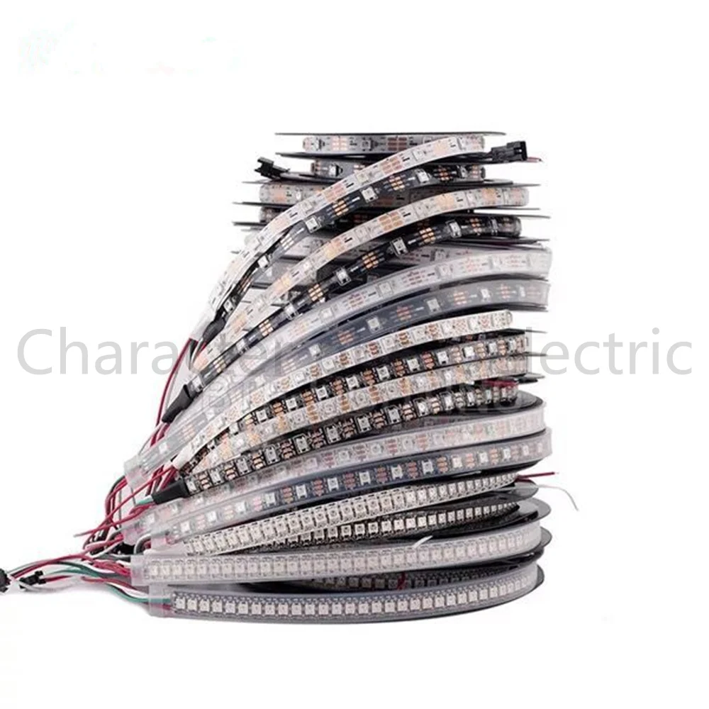 

WS2812B 5050 RGB LED Strip 5M 150 300 Leds 144 30LED/M Individual Addressable 5V