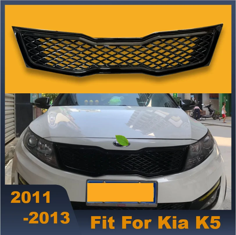 High Quality ABS Material Front Grille Front Bumper Grill Racing Grills For Kia K5 2011-2013