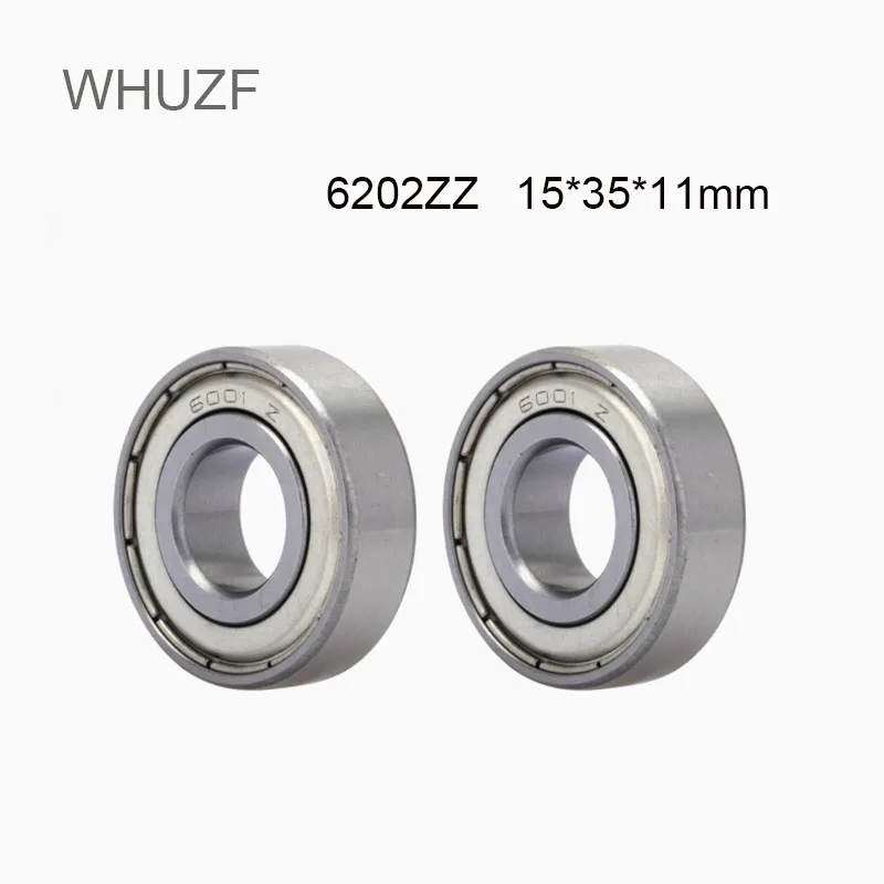 WHUZF 6202ZZ Bearing 5/10PCS 15*35*11 mm ABEC-1 For Hand Saws Deep Groove 6202 Z ZZ Ball Bearings 6202Z 2021 Hot Sale