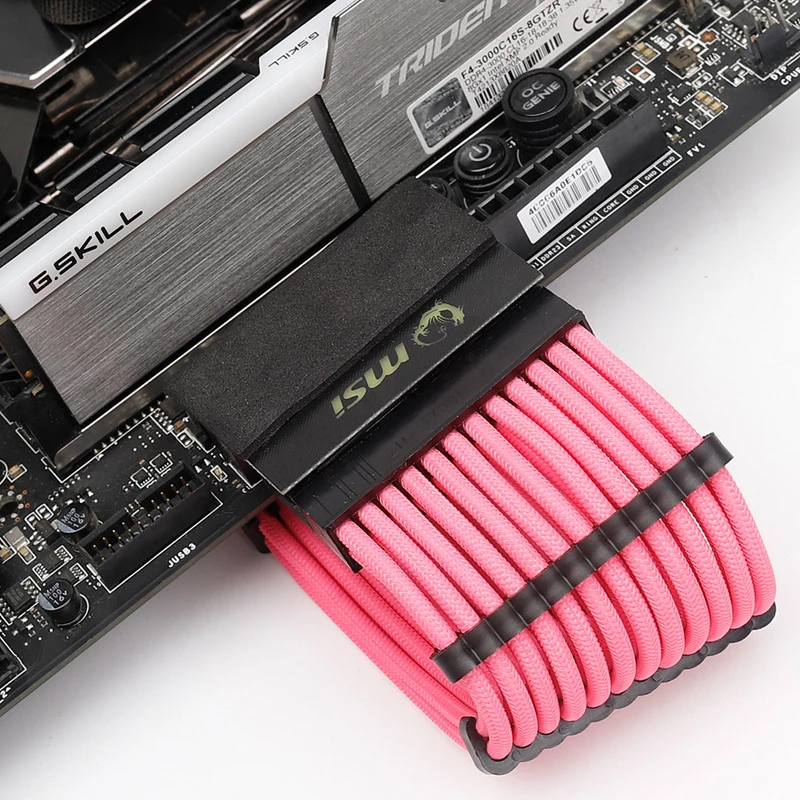 Uthai Computer Moederbord Atx Voeding 24P Turn 90 Graden Connector Steering Hoofd Diy Computer Component Accessoires Bedrading