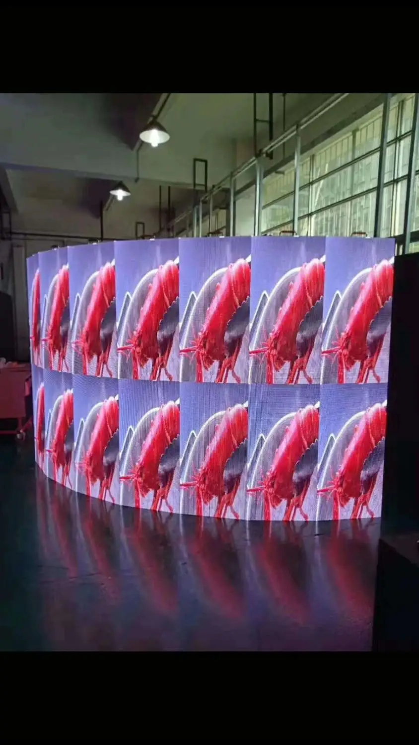 Full Color Outdoor Indoor Rental LED Display Arc Arc Semicircle P3.91