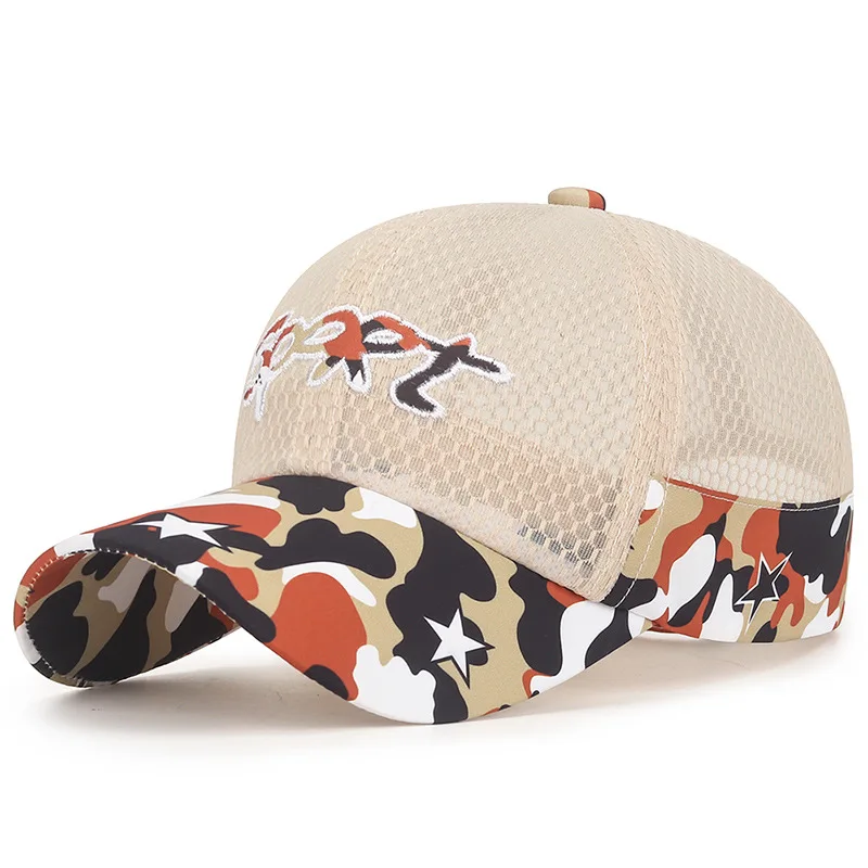 New Cool Mesh Children Kids Camouflage Baseball Cap Summer Breathable Snapback Hat Outdoor Sport Sun Cap Hat For Boy Girl