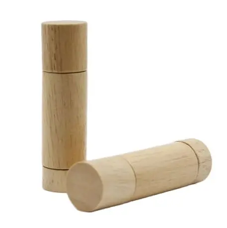 

5ML 20pcs/lot Bamboo Wooden Lip Cream Container, Empty Nature Lip Rough Makeup Tool, DIY Lipstick Tube