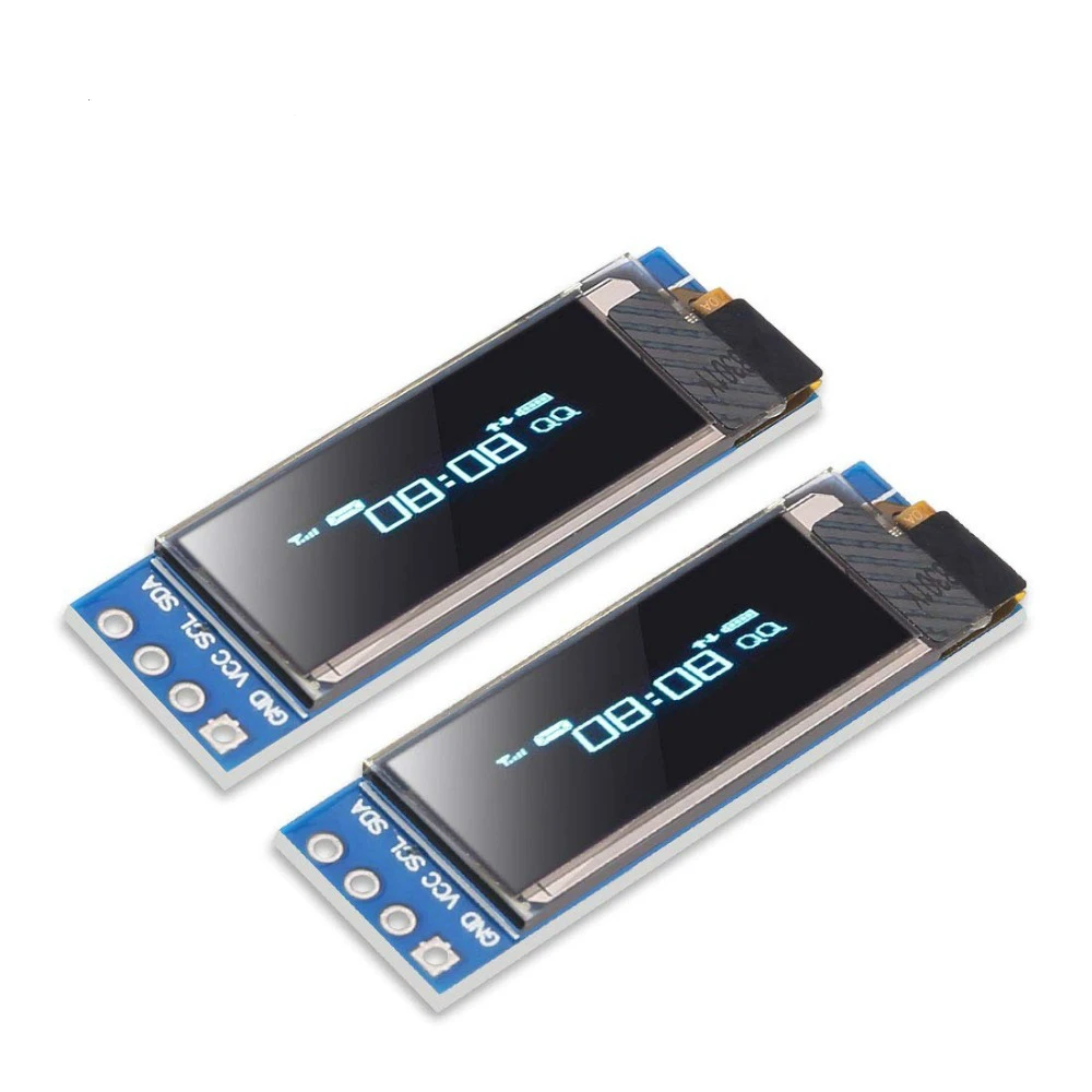 0.91 Inch 6Pin IIC I2C SPI Interface OLED White LCD Display Module 0.91\