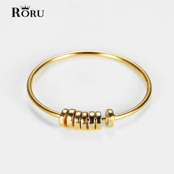 2021 Real 925 Stackable Rings Sterling Silver White Rose Gold Thin Simple Bead Ring Hot Fashion Trendy for Women Girls Couples