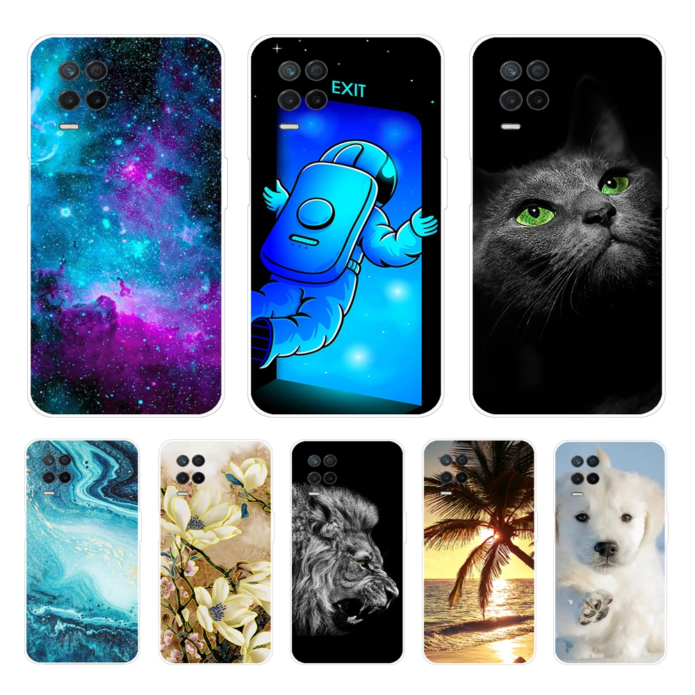 Чехол для Oppo Realme V13 8, силиконовый мягкий бампер из ТПУ RealmeV13 Realme 8 5G Pro 4G, чехол для телефона, защитная оболочка, задняя панель, чехол