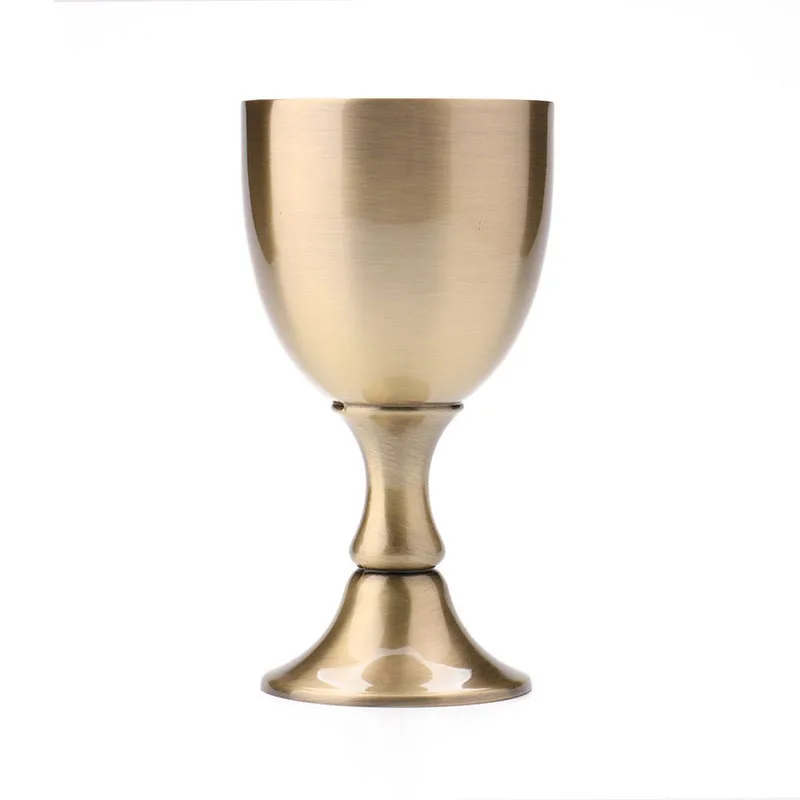 100ML Vintage Hand-made Pure Copper Wine Glass Water Goblet Unique Retro Wine Cup Mini Cup Champagne Cup Red Wine Chalice WWO