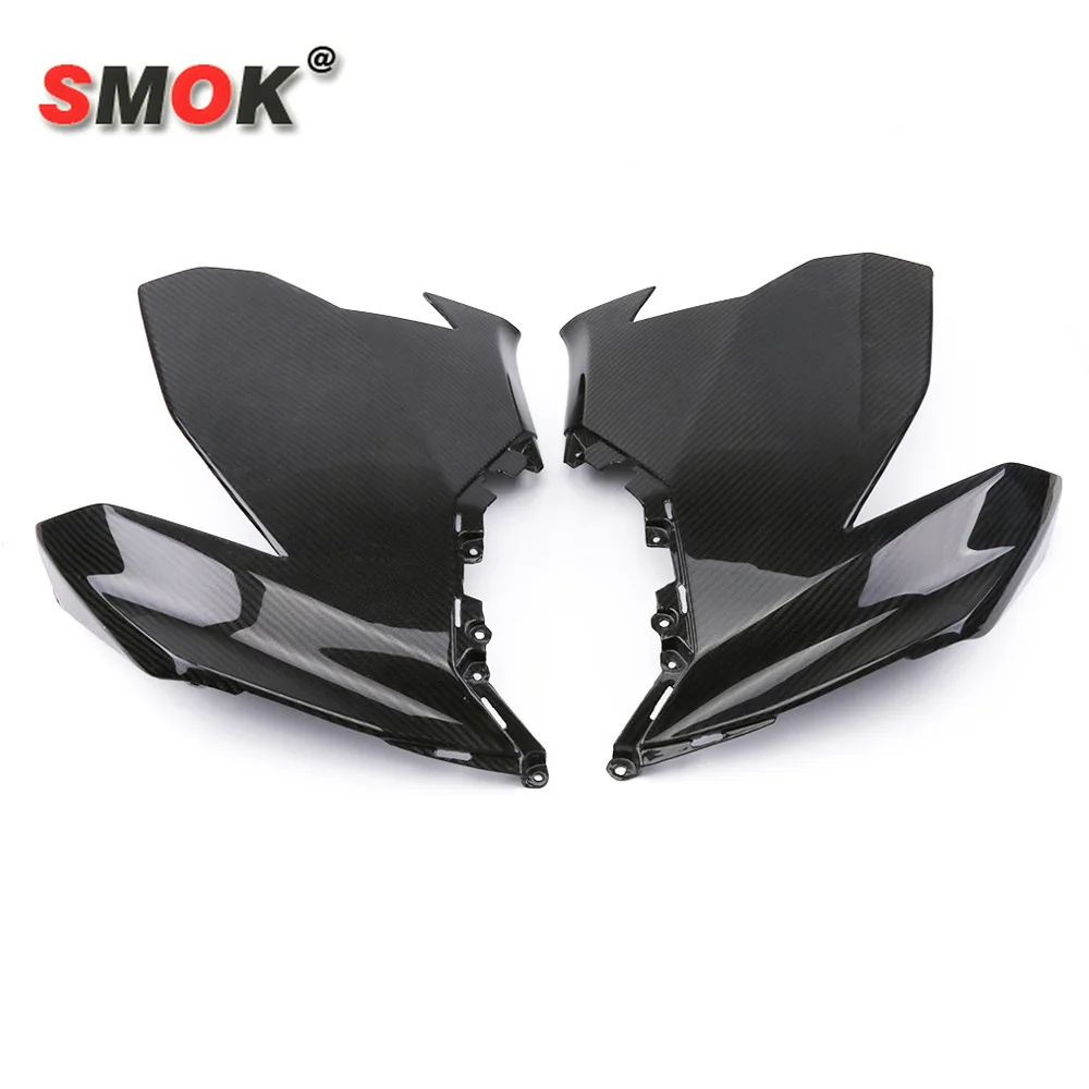 SMOK for Kawasaki Ninja 400 Modified Carbon Fiber Case Kawasaki Ninja 400 Upper Side Plate 2018 2019