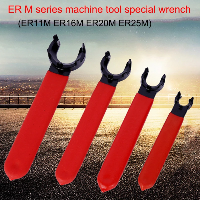 ER11M ER16M ER20M ER25M Wrench CNC Chuck Wrench Lathe Tool Electrophoresis Surface Treatment Machine Special