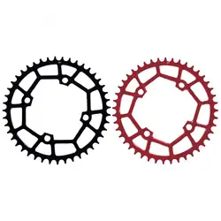 Round Chainring Aluminum Alloy 104BCD 40/42/44/46/48/50/52 T Bicycle MTB Bike Crown Crankset Single Tooth Plate Parts 104 BCD