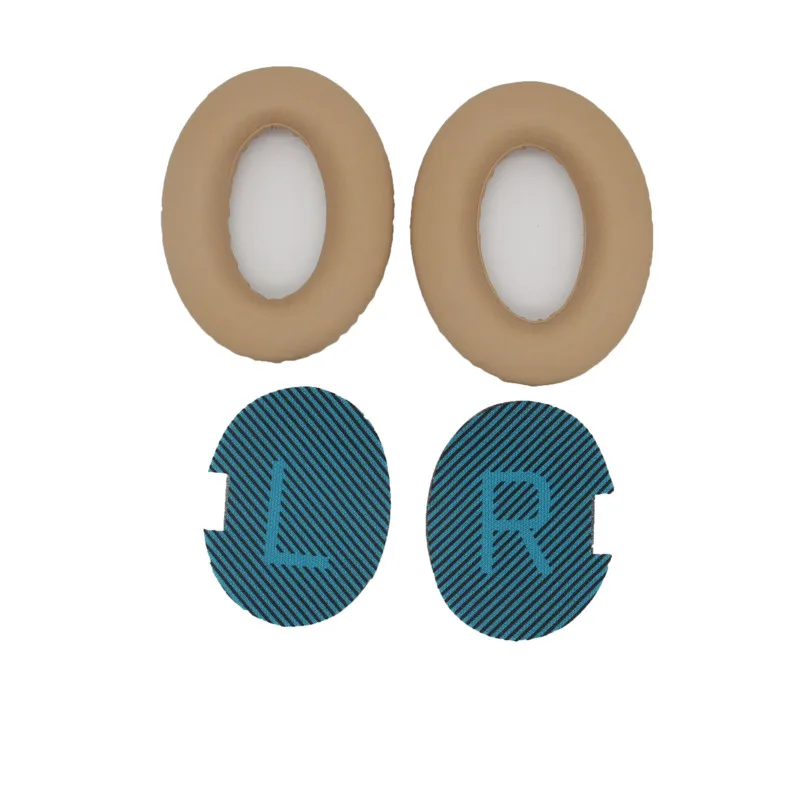 Almohadillas para los oídos para Bose QC25, QC15, AE2, QC35, almohadillas para auriculares, tacto suave, protector de esponja con memoria de cuero