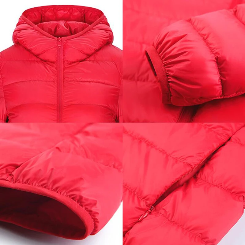 2024 New Spring Down jacket Women 90% White Duck Down Coat Ultra Light Warm Coat Female Portable Plus Size Down Jacket Winter