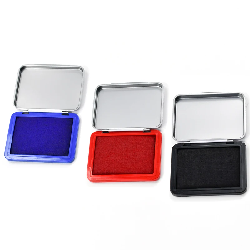 

1 pcs Brand New square box Calligraphy Red Ink Paste Chinese Yinni Pad 40g Red blue black ink paste