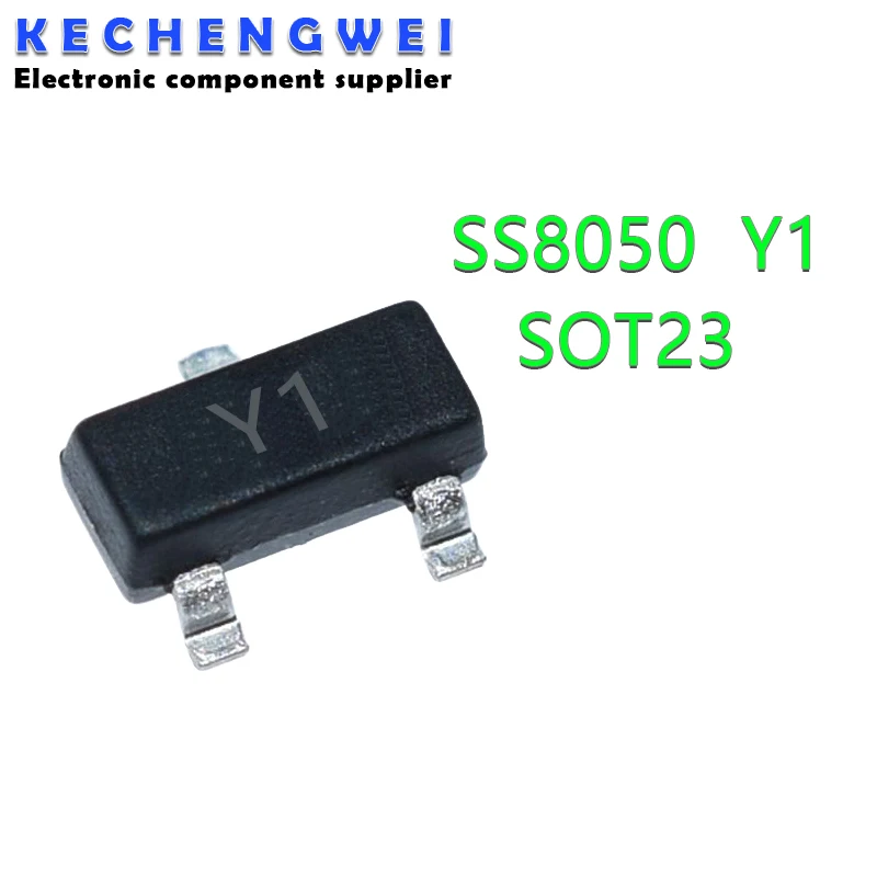 100 sztuk SS8050 SOT23 MMBT8050 SOT MMBT8050LT1G SMD Y1 SOT-23 podwójny S wysokoprądowy trioda nowy tranzystor