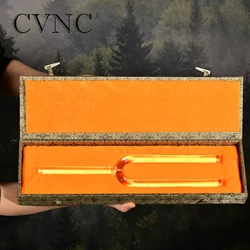 CVNC 16mm 440/432Hz C/D/E/F/G/A/B Note Clear Quartz Crystal Singing Tuning Fork for Sound Healing and Meditation with Free Box