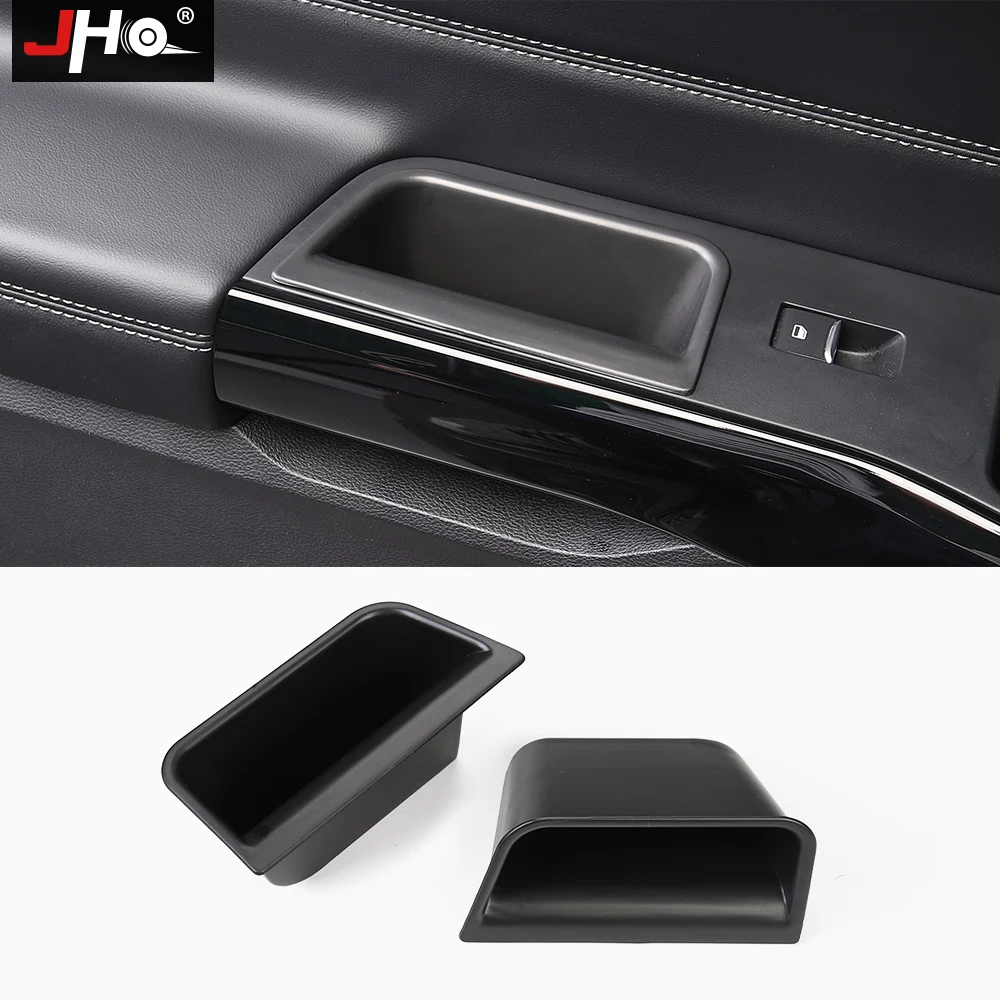 

JHO Car Organizer Door Armrest Handle Storage Box Tray For Ford Explorer 2020 2021 2022 XLT Limited Base Interior Accessories