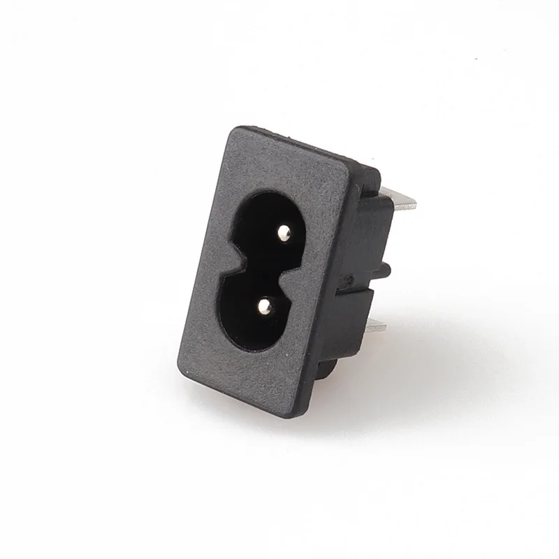 LZ-8-6S9 IEC C8 2Pin AC Power Socket Industrial Plug Electrical Socket Holder