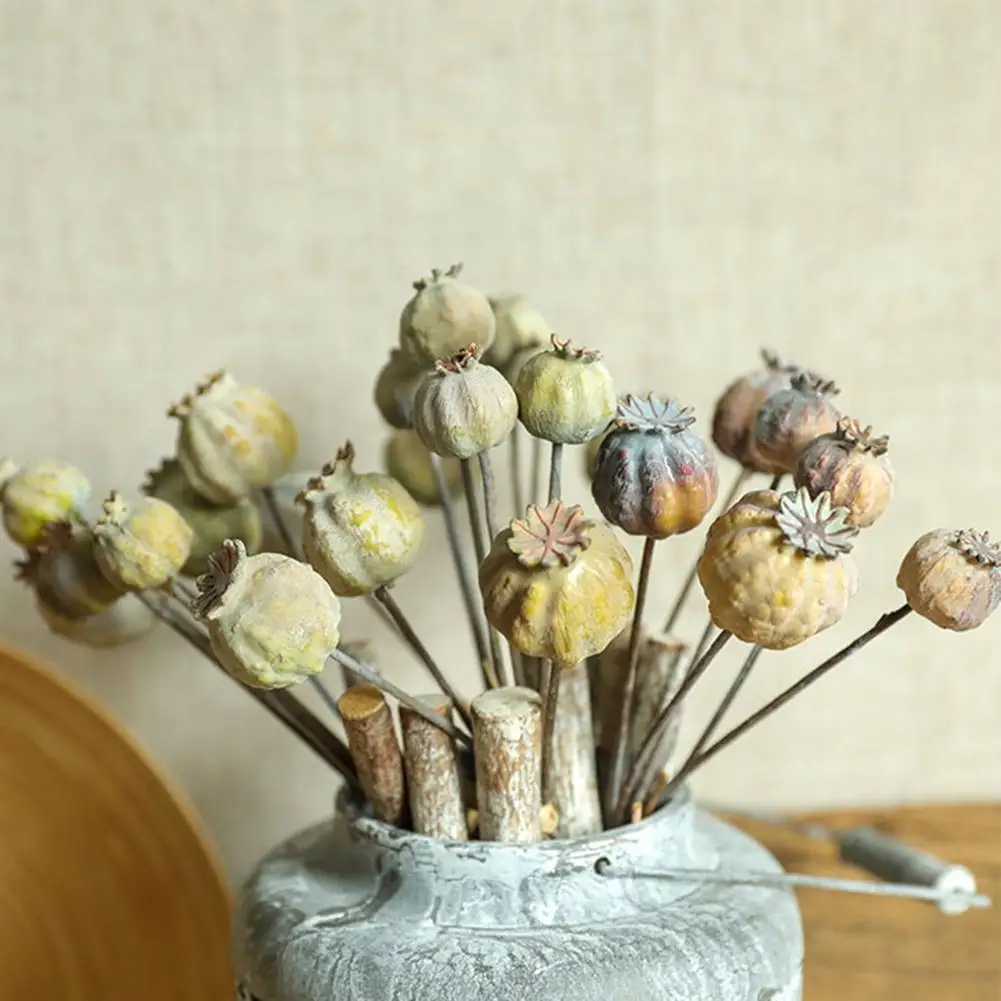 1 Bouquet Dried Flowers Natural Decorative Home Decoration DIY Crafting Accessories Dried Fruit Rustic Decor Wedding Decorations