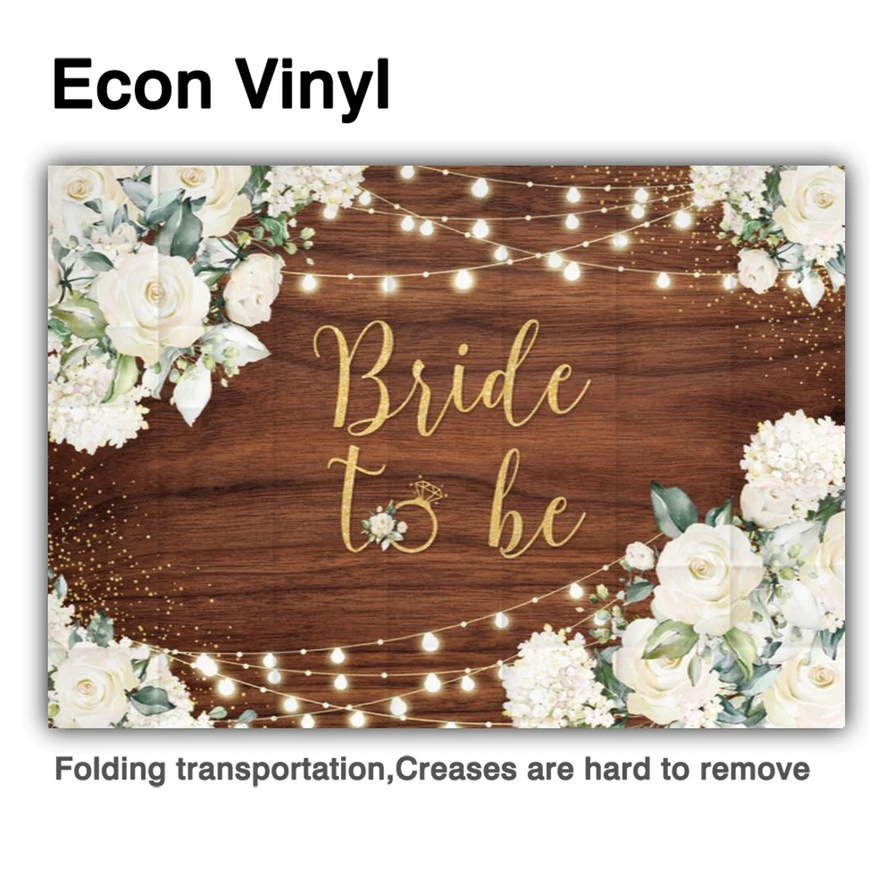 Allenjoy 신부 배경 나무 골드 Dimond 꽃 반짝이 가벼운 공 사용자 정의 포스터 웨딩 사진 배경 배너