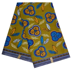 Wax à imprimés 2019 coton, tissu africain, Ankara, nigérian, pour robe, dernière collection 100%