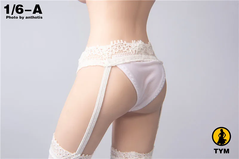 TYM024 1/6 Female Sexy Suspenders Pantyhose Underwear Stockings Model Fit PH TBL 12\'\' Soldier Action Figure Body Dolls
