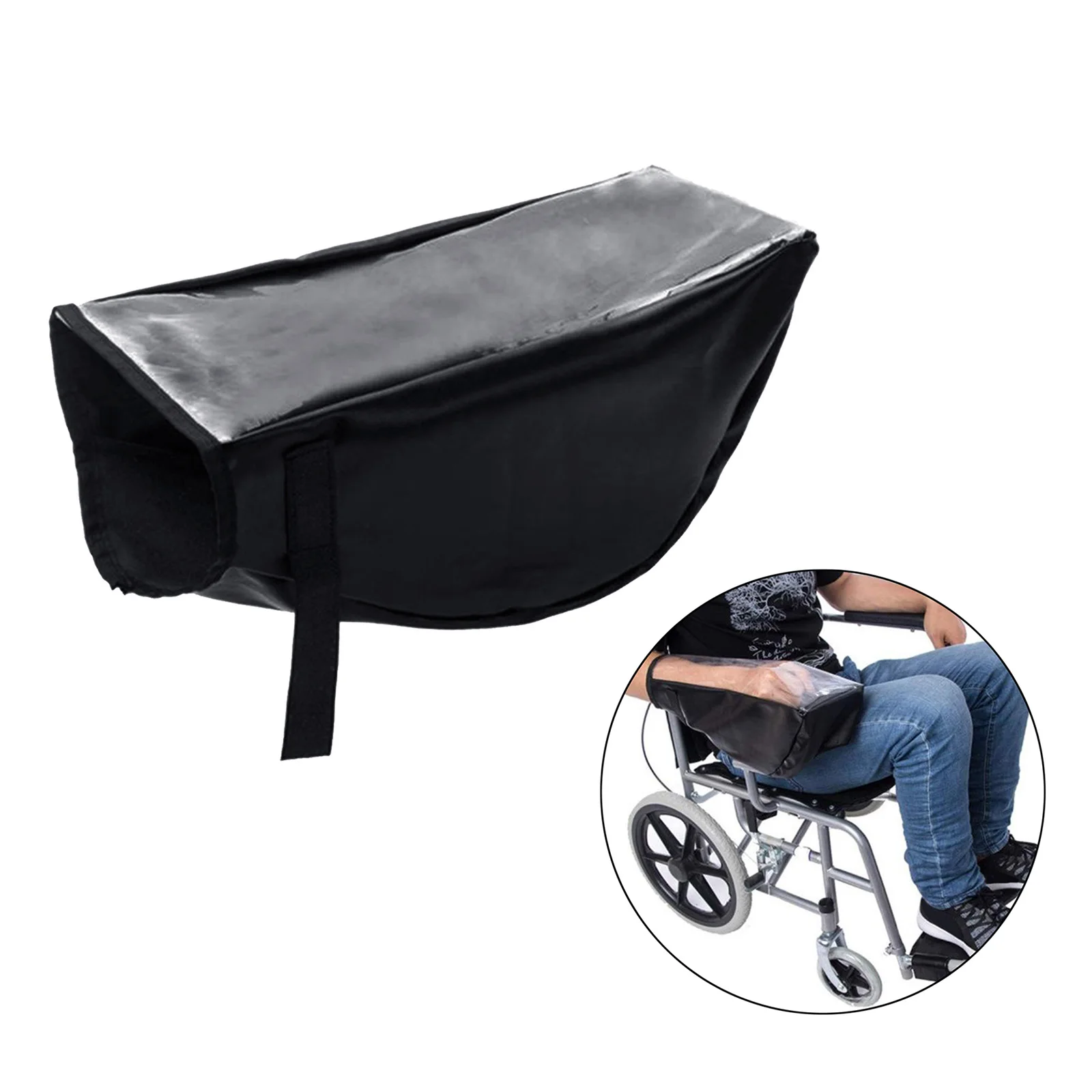 Electric Wheelchair Joystick Control Box Cover Guard Waterproof for Elderly Transport Wheelchair Accessories Wrist Cushion