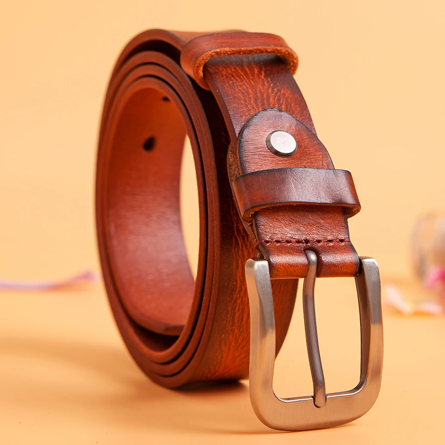 

Women's Belt Fashion Women Female Belt Genuine Leather strap For Women Female Embossing Fancy Vintage belts for Jeans