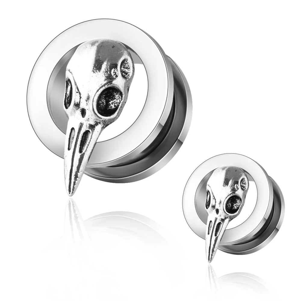 

Stainless Steel Studs Screw Ear Piercing Rings Plugs Tunnels Body Jewelry Gauges Earrings Fashion Gift For 2PCS 0G 00G