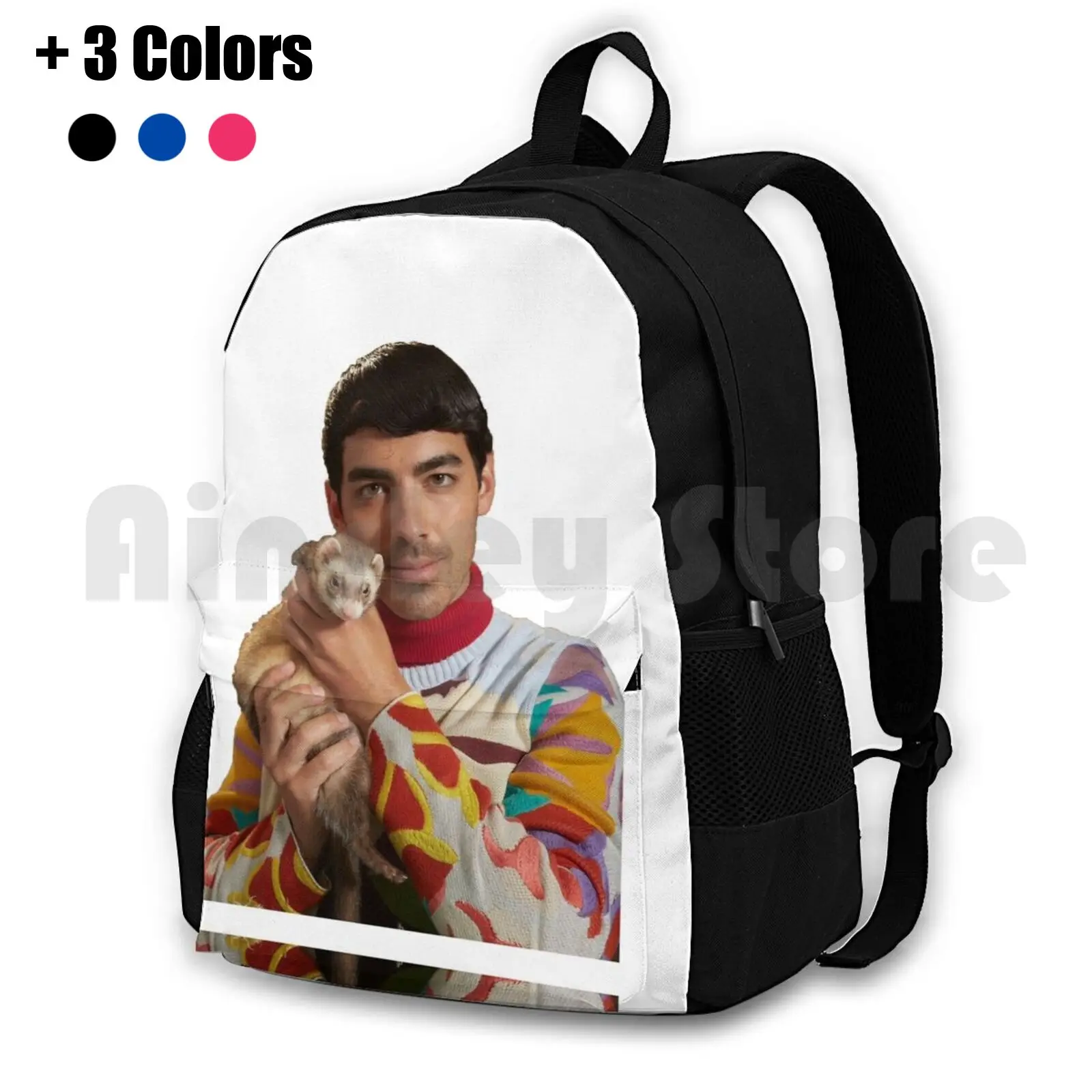 Joe Jonas A Ferret Outdoor Hiking Backpack Waterproof Camping Travel Joe Jonas Jonas The Jonai Jo