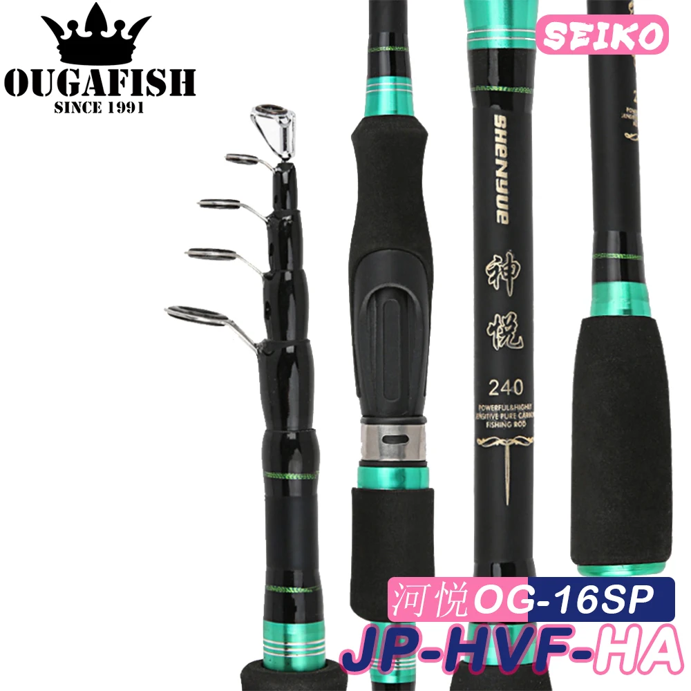 

2022 Fishing Rod Spinning Casting Telescopica 1.8-2.7m Surfcasting Peche En Mer Canne A Peche Carbonne Vara De Pesca Accesorios