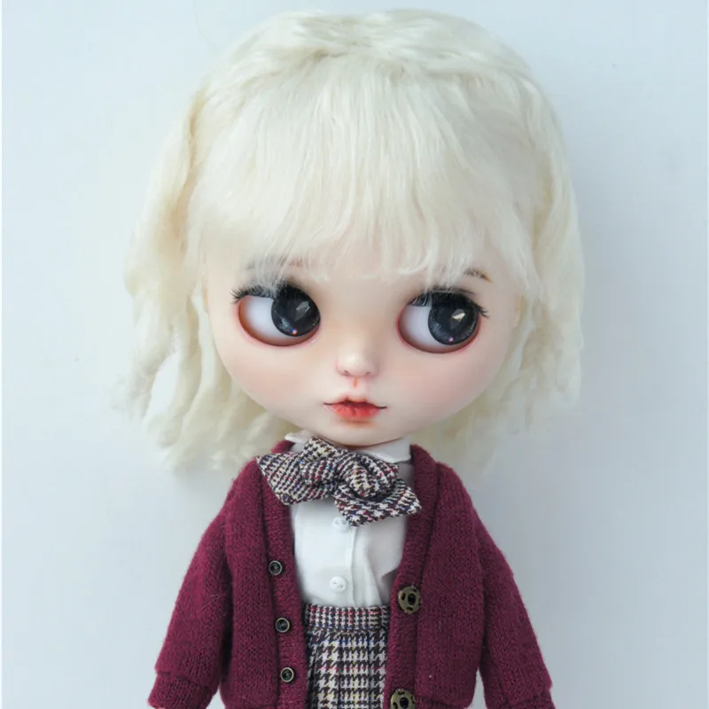 

Jusuns Doll wigs JD178 9-10inch 23-25cm Sauvage Roll Mohair BJD Hair QBaby Blythes DOD Fashion curly Doll accessories