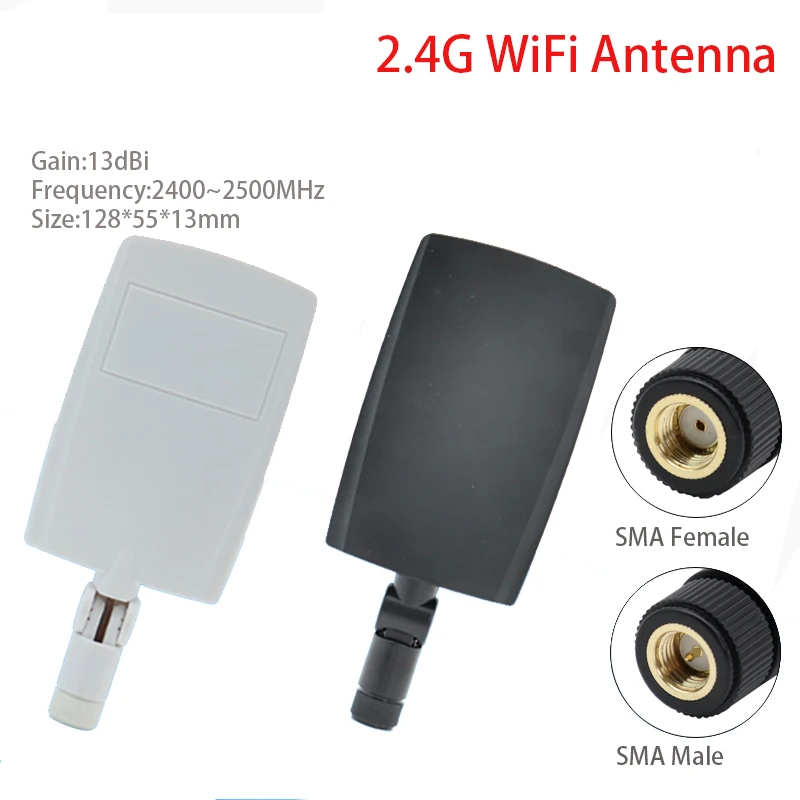 2.4GHz WIFI Antenna Router Signal Amplifier Single Band 13dbi Directional Small Board SMA Male Magnetic Wireless Network Card