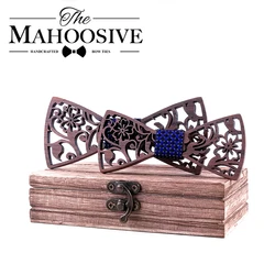 Set di papillon in legno per adulti e bambini cravatte per bambini papillon cravatta gravata casamento scuola papillon regalo per studenti papillon ragazzo