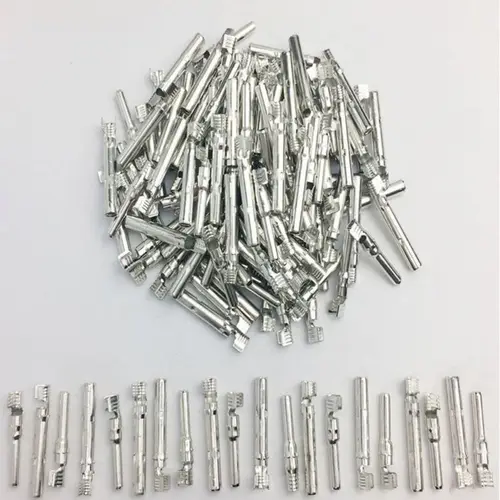 Imagen 2 del producto 10/50/100 pares 1000V30A conector Solar macho y hembra uso interior de núcleo metálico para conexión de cable solar pines de conector solar